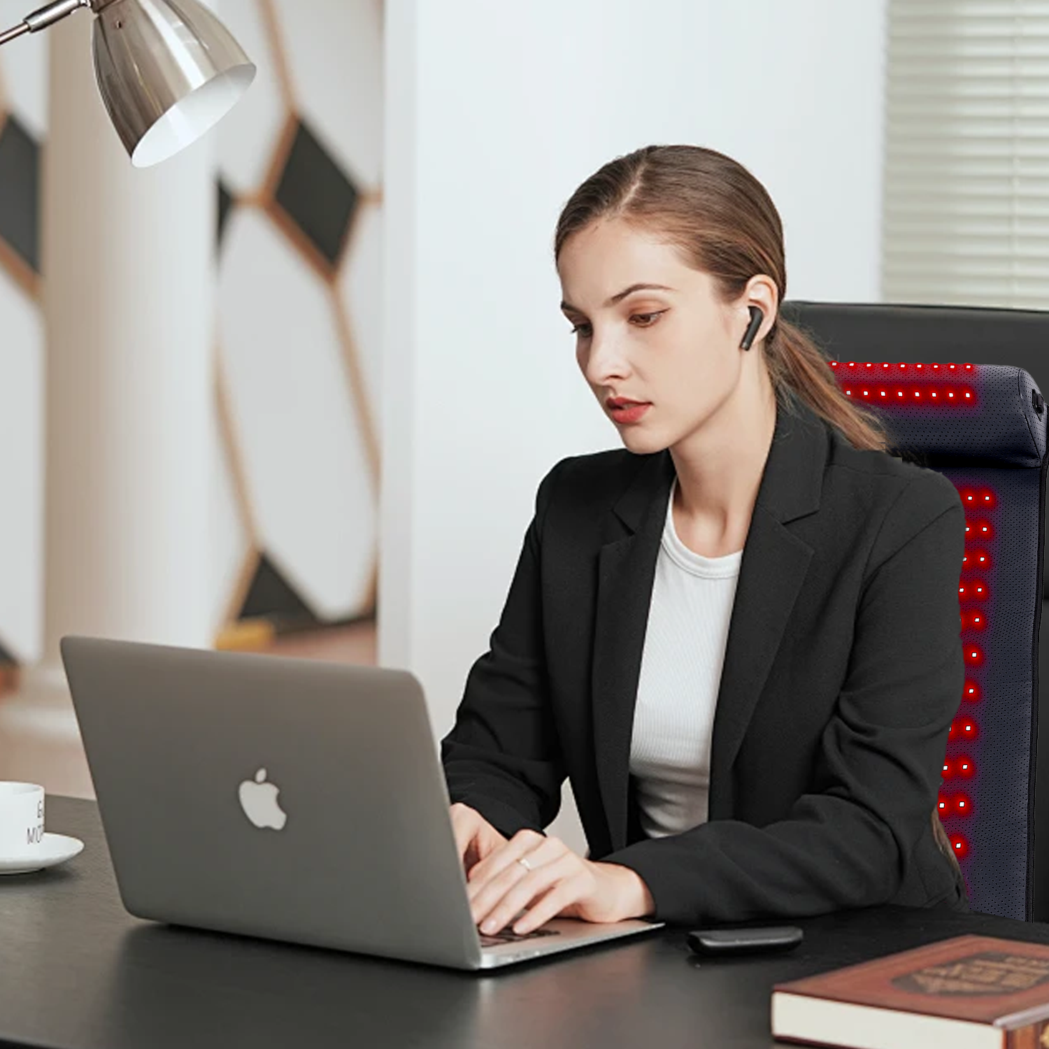 Red and Infrared Light Therapy Mat with Neck Support
