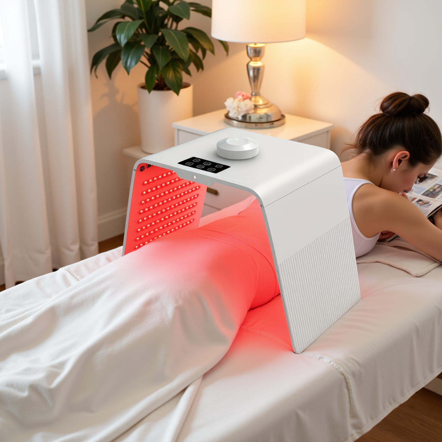 Red Light Therapy Skincare Device with 7 Wavelengths