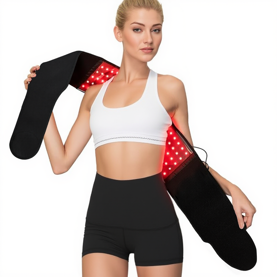 Red and Infrared Light Therapy Belt for Body Back and Shoulder