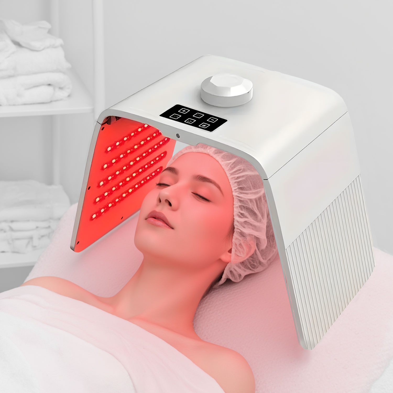 Red Light Therapy Skincare Device with 7 Wavelengths