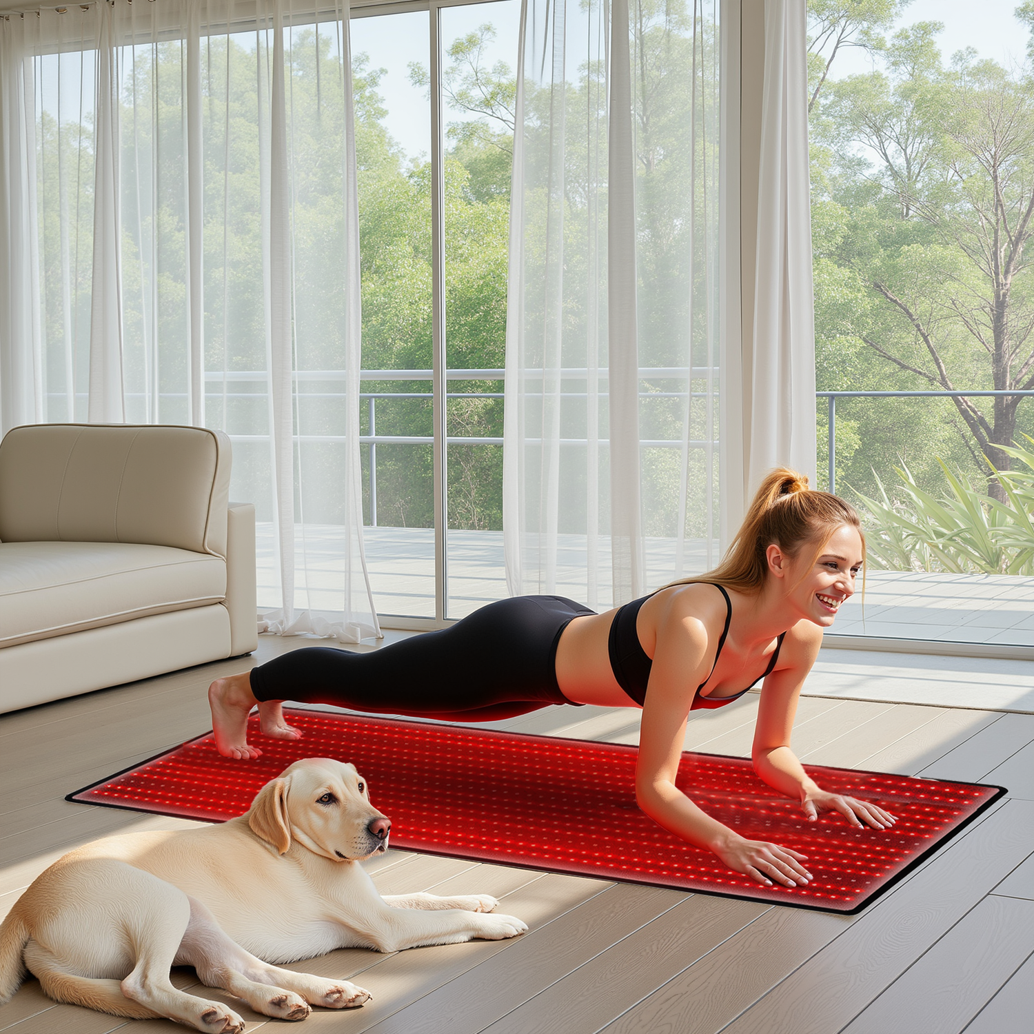 Red and Infrared Light Therapy Mat for Wellness