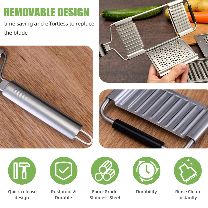 4 in 1 Multi-Purpose Vegetable Slicer Stainless Steel