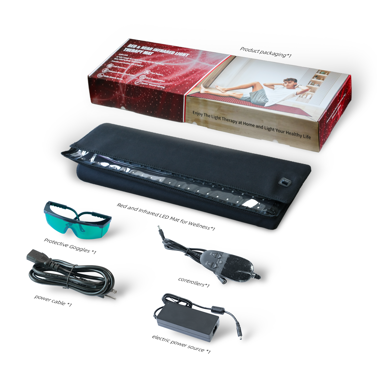 Red and Infrared Light Therapy Mat for Wellness