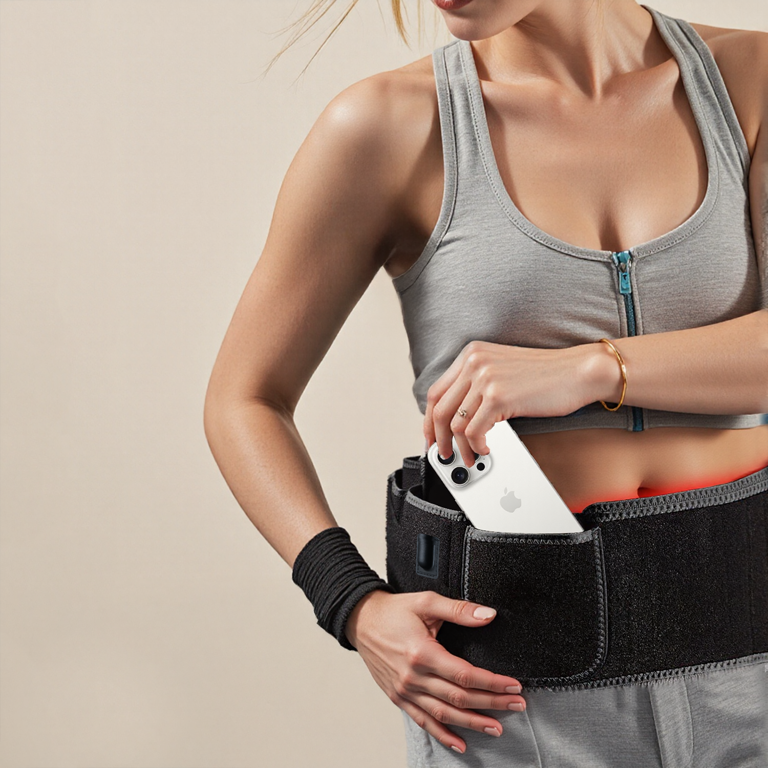 Red and Infrared Light Therapy Belt for Body Back and Shoulder