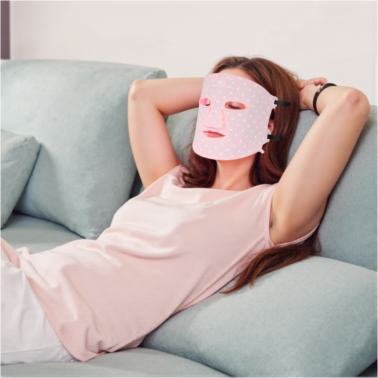 7-in-1 LED Light Therapy Mask – Red Light Facial Device for Glowing Skin