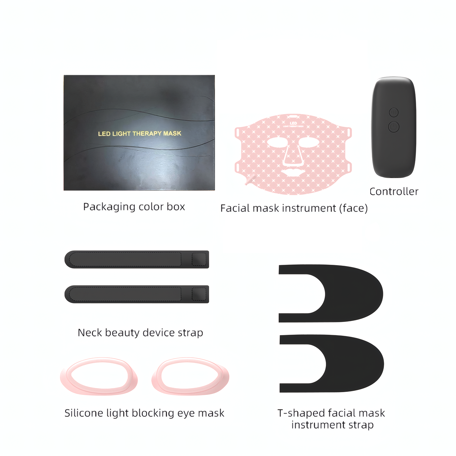 7-in-1 LED Light Therapy Mask – Red Light Facial Device for Glowing Skin
