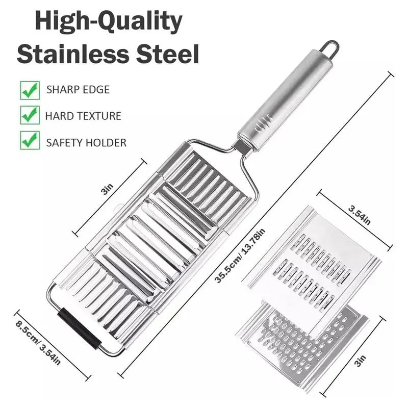 4 in 1 Multi-Purpose Vegetable Slicer Stainless Steel