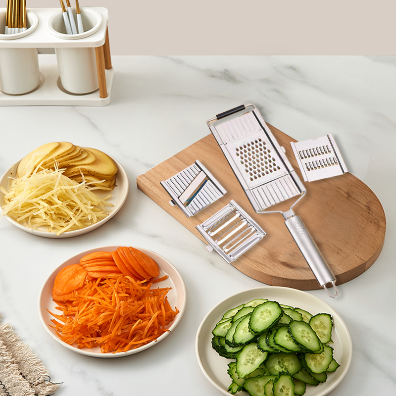 4 in 1 Multi-Purpose Vegetable Slicer Stainless Steel