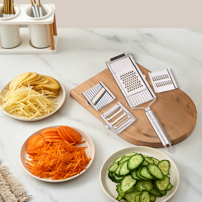 4 in 1 Multi-Purpose Vegetable Slicer Stainless Steel