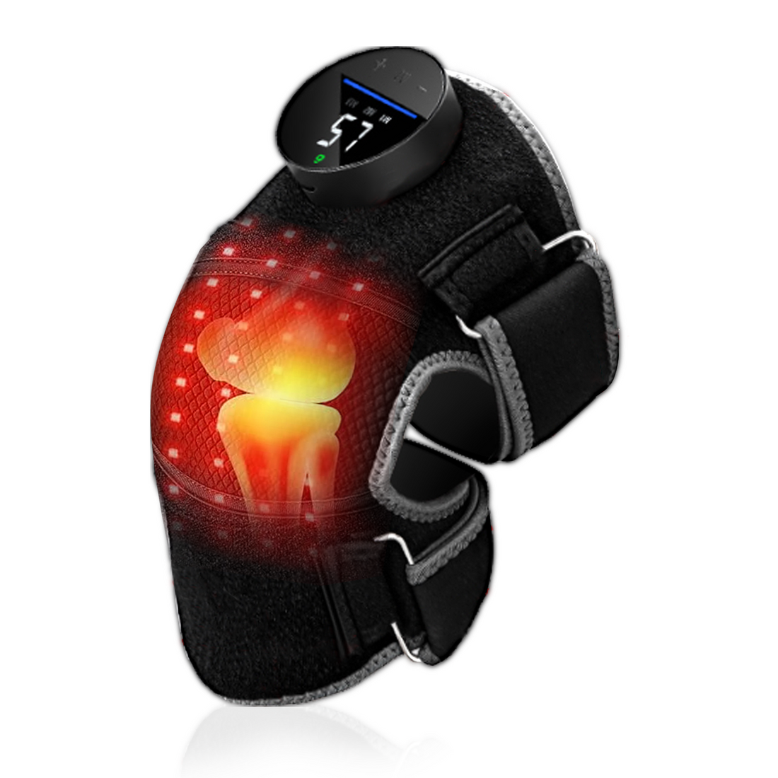 Red &amp; Infrared Light Therapy Knee Pad with Vibration Massage