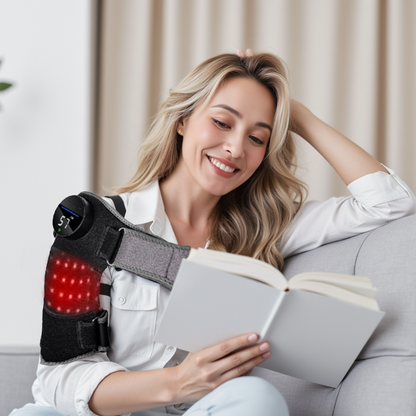 Red &amp; Infrared Light Therapy Knee Pad with Vibration Massage