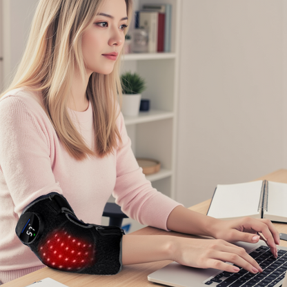 Red &amp; Infrared Light Therapy Knee Pad with Vibration Massage