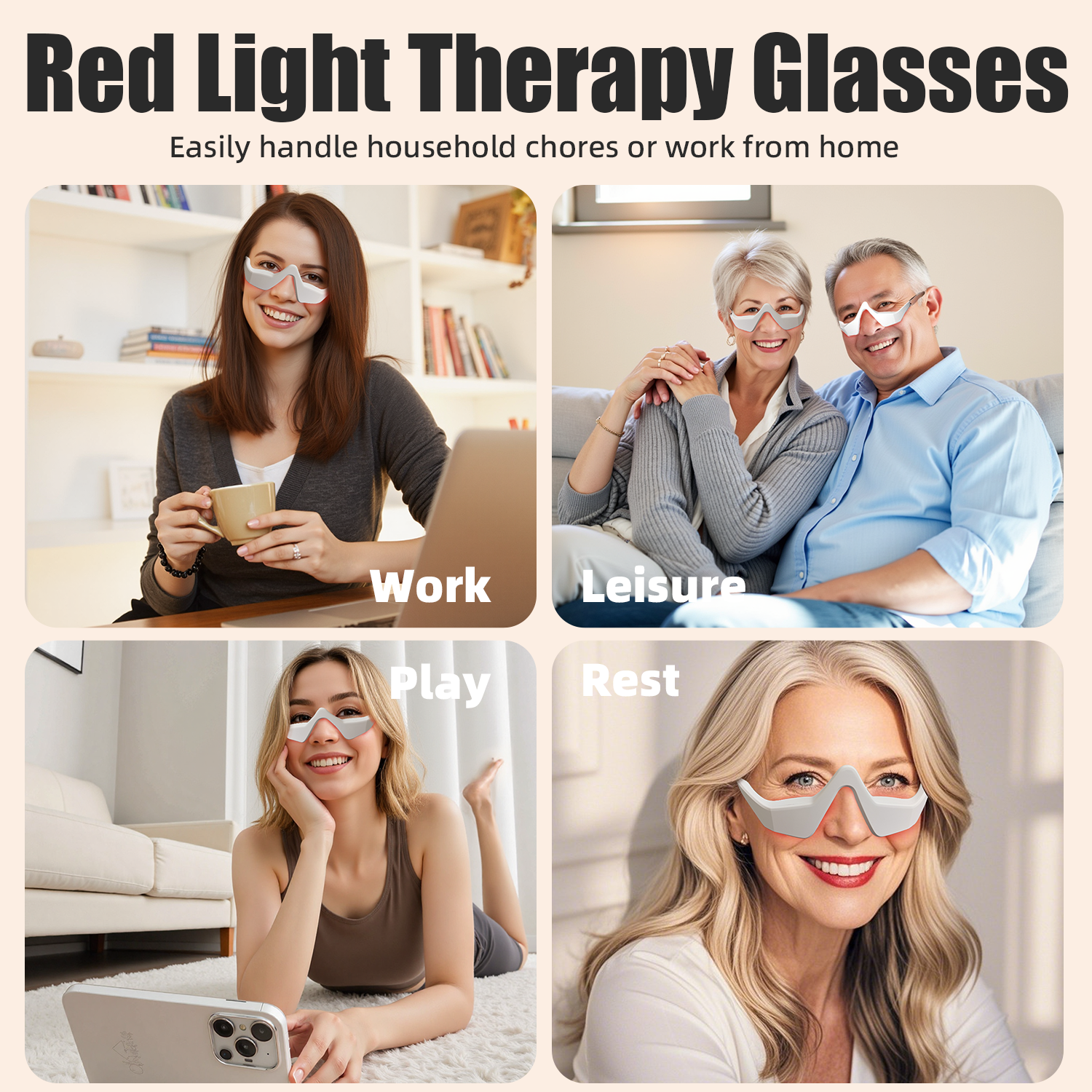 Emellia Red Light Therapy Glasses